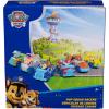 imagePAW Patrol Pup Squad Track Set Looping Track Playset ampamp Vehicle Launcher with Chase ampamp Marshall Toy Cars Kids Toys for Boys ampamp Girls Ages 3 and UpPup Squad Racers