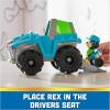 imagePAW Patrol Rexs Dinosaur Rescue Vehicle Toy Truck with Collectible Action Figure Sustainably Minded Kids Toys for Boys ampamp Girls Ages 3 and Up