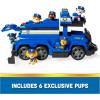 imagePAW Patrol Team Cruiser Large Scale Vehicle with Exclusive Chase Marshall Skye Rubble Rocky ampamp Zuma Action Figures Toys for Boys ampamp Girls Ages 3Chase Team Cruiser