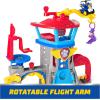 imagePaw Patrol Air Rescue Pup Squad Adventure Bay Airport Playset with Chase Toy Car Vehicle Launcher Kids Toys for Boys and Girls 3