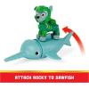 imagePaw Patrol Aqua Pups Rocky and Sawfish Action Figures Set Kids Toys for Ages 3 and upAqua Pups  Rocky Figure