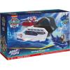 imagePaw Patrol Aqua Pups Whale Patroller Team Vehicle with Chase Action Figure Toy Car and Vehicle Launcher Kids Toys for Ages 3 and up