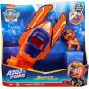 imagePaw Patrol Big Truck Pups Zuma Action Figure with Clipon Rescue Drone Command Center Pod and Animal Friend Kids Toys Ages 3 and upAqua Pups  Action Figure