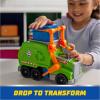 imagePaw Patrol Crush N Roll Recycling Truck with Rocky Action Figure ampamp Transforming Compacted Trash Vehicle Kids Toys for Boys ampamp Girls Ages 3 and up