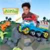 imagePaw Patrol Dino Rescue Dino Patroller Motorized Team Vehicle with Exclusive Chase and T Rex Toy Figures
