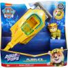 imagePaw Patrol Dino Rescue Rubbles Deluxe Rev Up Vehicle with Mystery Dinosaur FigureAqua Pups  Rubble Playset