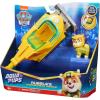 imagePaw Patrol Dino Rescue Rubbles Deluxe Rev Up Vehicle with Mystery Dinosaur FigureAqua Pups  Rubble Playset