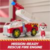 imagePaw Patrol Fire Rescue Chase Rescue Fire Cruiser with Action Figure Projectile Launcher and Toy Truck Kids Toys for Boys ampamp Girls Ages 3 and UpMarshall