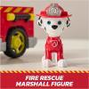 imagePaw Patrol Fire Rescue Chase Rescue Fire Cruiser with Action Figure Projectile Launcher and Toy Truck Kids Toys for Boys ampamp Girls Ages 3 and UpMarshall