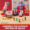 imagePaw Patrol Fire Rescue Chase Rescue Fire Cruiser with Action Figure Projectile Launcher and Toy Truck Kids Toys for Boys ampamp Girls Ages 3 and UpRubble