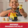 imagePaw Patrol Fire Rescue Chase Rescue Fire Cruiser with Action Figure Projectile Launcher and Toy Truck Kids Toys for Boys ampamp Girls Ages 3 and UpRubble