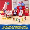 imagePaw Patrol Fire Rescue Marshall Plush Toy with Fire Extinguisher Backpack and Hose Preschool Toys Kids Toys for Boys ampamp Girls Ages 3 and Up 10
