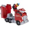 imagePaw Patrol Marshalls Deluxe Movie Transforming Fire Truck Toy Car with Collectible Action Figure Kids Toys for Ages 3 and upDeluxe Transforming Fire Truck