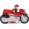 imagePaw Patrol Moto Pups Chases Deluxe Pull Back Motorcycle Vehicle with Wheelie Feature and Toy FigureMarshall