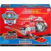 imagePaw Patrol Moto Pups Chases Deluxe Pull Back Motorcycle Vehicle with Wheelie Feature and Toy FigureMarshall