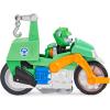 imagePaw Patrol Moto Pups Chases Deluxe Pull Back Motorcycle Vehicle with Wheelie Feature and Toy FigureRocky