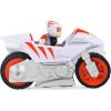 imagePaw Patrol Moto Pups Chases Deluxe Pull Back Motorcycle Vehicle with Wheelie Feature and Toy FigureWildcat