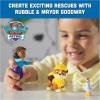 imagePaw Patrol Rubble Mayor Goodway ampamp Chickaletta Figures Kids Toys for Boys and Girls Ages 3 and UpRubble