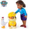 imagePaw Patrol Rubble Mayor Goodway ampamp Chickaletta Figures Kids Toys for Boys and Girls Ages 3 and UpRubble