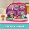 imagePaw Patrol Skyes World Pupcation Rescue Set with Skye Everest ampamp Liberty Bobble Head Toy Figures ampamp RV Camper Kids Toys for Boys ampamp Girls Ages 3 ampamp Up