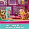 imagePaw Patrol Skyes World Pupcation Rescue Set with Skye Everest ampamp Liberty Bobble Head Toy Figures ampamp RV Camper Kids Toys for Boys ampamp Girls Ages 3 ampamp Up