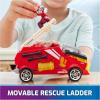 imagePaw Patrol The Mighty Movie Firetruck Toy with Marshall Mighty Pups Action Figure Lights and Sounds Kids Toys for Boys ampamp Girls 3Red