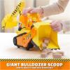 imageRubble ampamp Crew Bark Yard Deluxe Bulldozer Construction Truck Toy with Lights Sounds ampamp Rubble Action Figure Kids Toys for Boys ampamp Girls Ages 3New Bulldozer Construction Truck