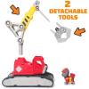 imageRubble ampamp Crew Chargers Mega Power Crane Toy Truck with Charger Figure ampamp 2 Detachable Tools PAW Patrol Kids Toys for Boys ampamp Girls Ages 3 and Up