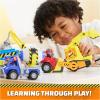 imageRubble ampamp Crew Rubbles Bulldozer Toy Truck with Movable Parts and a Collectible Action Figure Kids Toys for Ages 3 and UpChargers Crane Truck