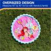 imageSwimWays PAW Patrol Splash Mat Kids Splash Pad Outdoor Toys PAW Patrol Party Supplies and Water Toys for Kids Ages 1 ampamp UpDisney Princess Ariel