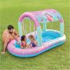 imageSwimways Paw Patrol Deluxe Inflatable Pool Above Ground Pool with Canopy and Fast Inflation for Kids Aged 3 ampamp UpDisney Princess Ariel
