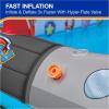 imageSwimways Paw Patrol Deluxe Inflatable Pool Above Ground Pool with Canopy and Fast Inflation for Kids Aged 3 ampamp UpPaw Patrol