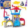 imagePaw Patrol Air Rescue Pup Squad Adventure Bay Airport Playset with Chase Toy Car Vehicle Launcher Kids Toys for Boys and Girls 3