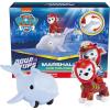 imagePaw Patrol Aqua Pups Marshall Transforming Dolphin Vehicle with Collectible Action Figure Kids Toys for Ages 3 and upAqua Pups  Marshall Figure
