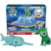 imagePaw Patrol Aqua Pups Rocky and Sawfish Action Figures Set Kids Toys for Ages 3 and upAqua Pups  Rocky Figure