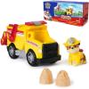 imagePaw Patrol Fire Rescue Chase Rescue Fire Cruiser with Action Figure Projectile Launcher and Toy Truck Kids Toys for Boys ampamp Girls Ages 3 and UpRubble