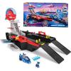 imagePaw Patrol The Mighty Movie Toy Jet Boat with Zuma Mighty Pups Action Figure Lights and Sounds Kids Toys for Boys ampamp Girls 3New Aircraft Carrier Hq
