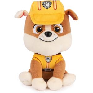 imageGUND Official PAW Patrol Chase in Signature Police Officer Uniform Plush Toy Stuffed Animal for Ages 1 and Up 6quot Styles May VaryRubble