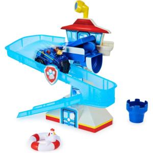 imagePAW Patrol Adventure Bay Bath Playset with Lightup Chase Vehicle Bath Toy for Kids Aged 3 and up