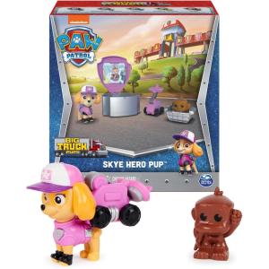 imagePAW Patrol Big Truck Pups Skye Action Figure with Clipon Rescue Drone Command Center Pod and Animal Friend Kids Toys Ages 3 and up
