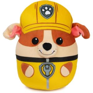 imagePAW Patrol Chase Squish Plush Official Toy from The Hit Cartoon Squishy Stuffed Animal for Ages 1 and Up 8Rubble