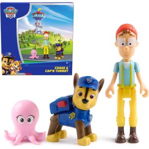 imagePAW Patrol Chase ampamp Captain Turbot Figure Pack with Baby Octopus Toy Figure Kids Toys for Boys and Girls Ages 3 and Up
