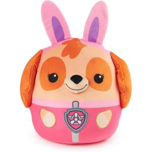 imagePAW Patrol Easter Bunny Chase Squish Plush Official Toy from The Hit Cartoon Special Edition Squishy Stuffed Animal for Ages 1 and Up 12Easter Themed Skye 12