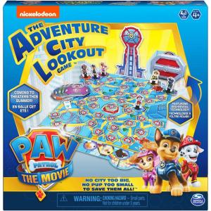 imagePAW Patrol The Movie 4Game Adventure City Pack Memory Match PopUp Wooden Dominoes ampamp Lookout Games PAW Patrol Toys for Kids Ages 4 and upAdventure City