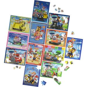 imagePAW Patrol The Movie 7 Puzzle Bundle 24pc 48pc With Storage Tin  Puzzles for Kids Ages 48  Party Favors  Toys for Ages 412 Pack Puzzle