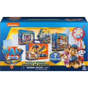 imagePAW Patrol The Movie 7 Puzzle Bundle 24pc 48pc With Storage Tin  Puzzles for Kids Ages 48  Party Favors  Toys for Ages 47 Puzzle Bundle