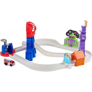 imagePAW Patrol True Metal Total City Rescue Movie Track Set with Exclusive Marshall Vehicle 155 Scale Kids Toys for Ages 3 and upDeluxe Total City Rescue Playset