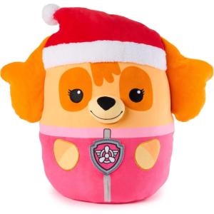 imagePAW Patrol Winter Holiday Chase Squish Plush Official Toy from The Hit Cartoon Special Edition Squishy Stuffed Animal for Ages 1 and Up 12Skye