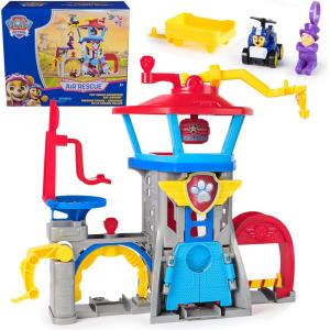 imagePaw Patrol Air Rescue Pup Squad Adventure Bay Airport Playset with Chase Toy Car Vehicle Launcher Kids Toys for Boys and Girls 3