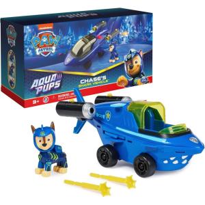 imagePaw Patrol Aqua Pups Chase and Shark Action Figures Set Kids Toys for Ages 3 and upAqua Pups  Chase Vehicle